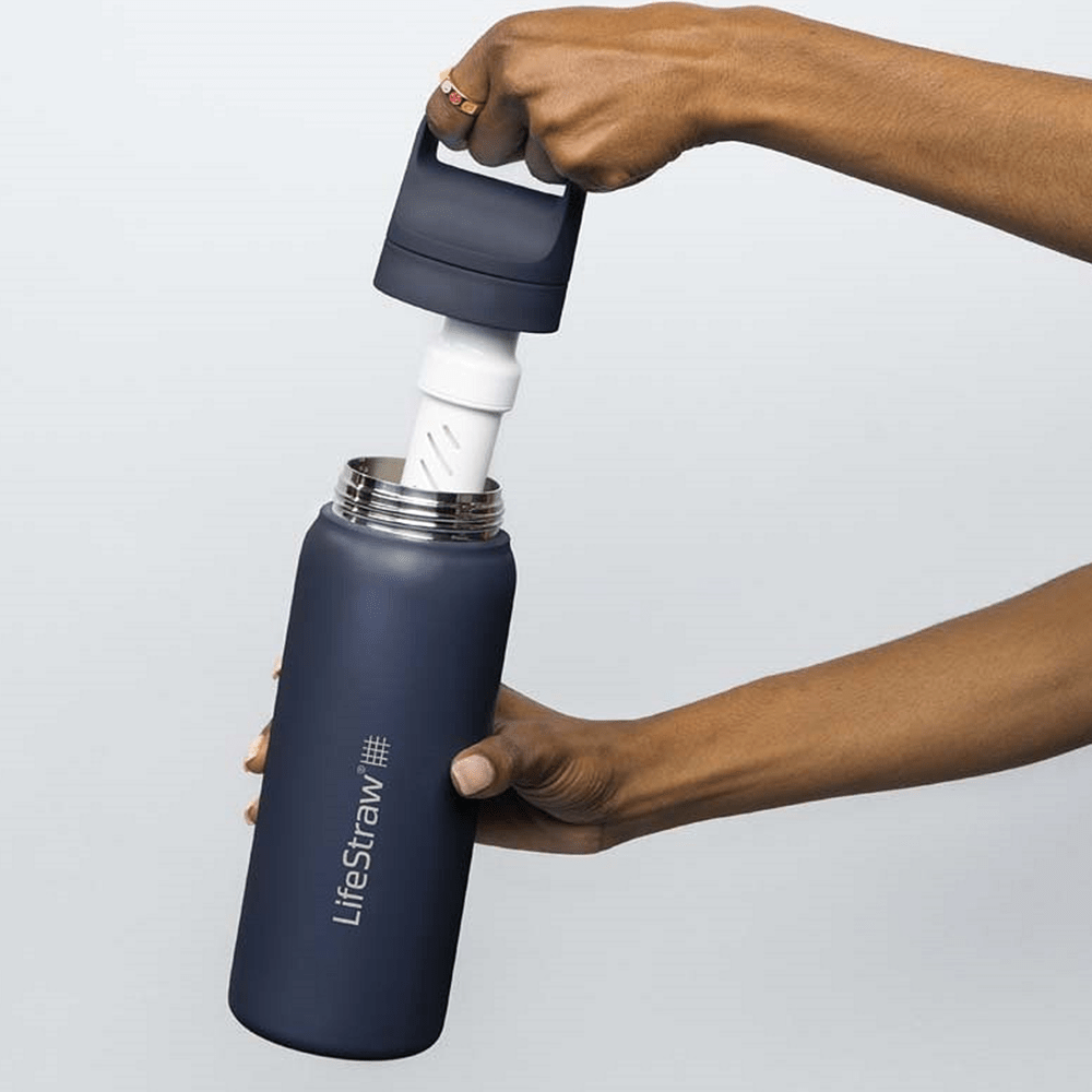 LifeStraw Go 2.0 Series RVS Drinkfles Zeeblauw (700ml)