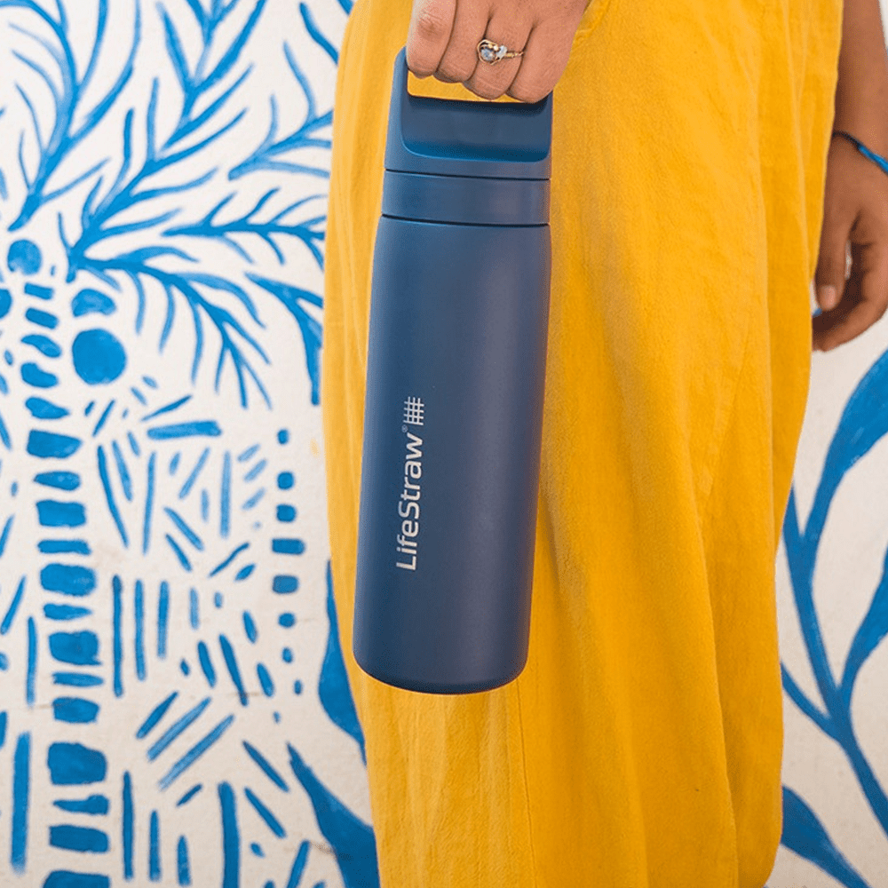 LifeStraw Go 2.0 Series RVS Drinkfles Zeeblauw (700ml)