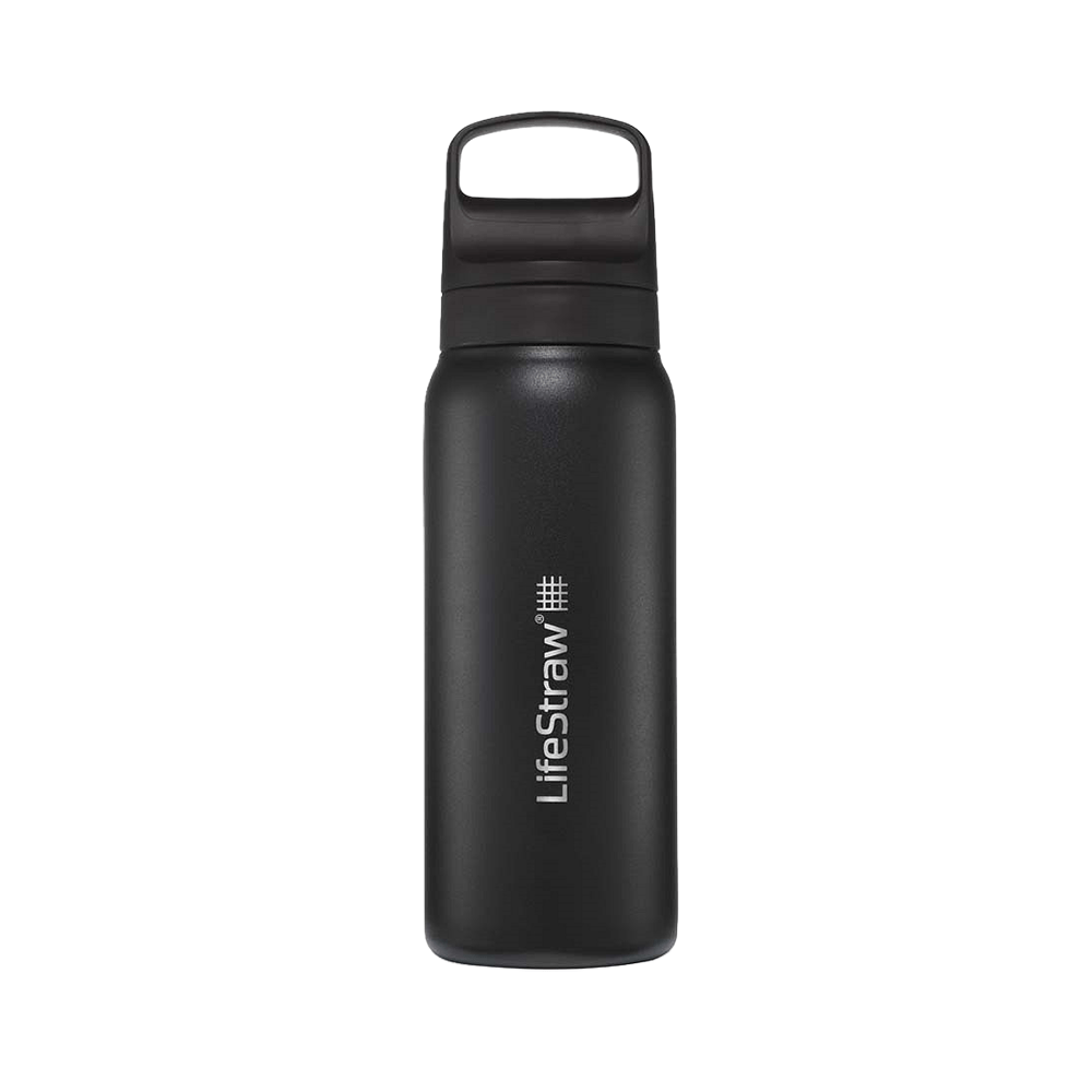 LifeStraw Go 2.0 Series RVS Drinkfles Zwart (700ml)