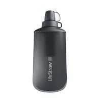 Lifestraw Peak Series Opvouwbare Knijpfles 1l Dark Mountain Gray