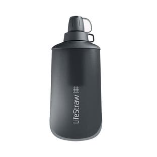 Lifestraw Peak Series Opvouwbare Knijpfles 1l Dark Mountain Gray