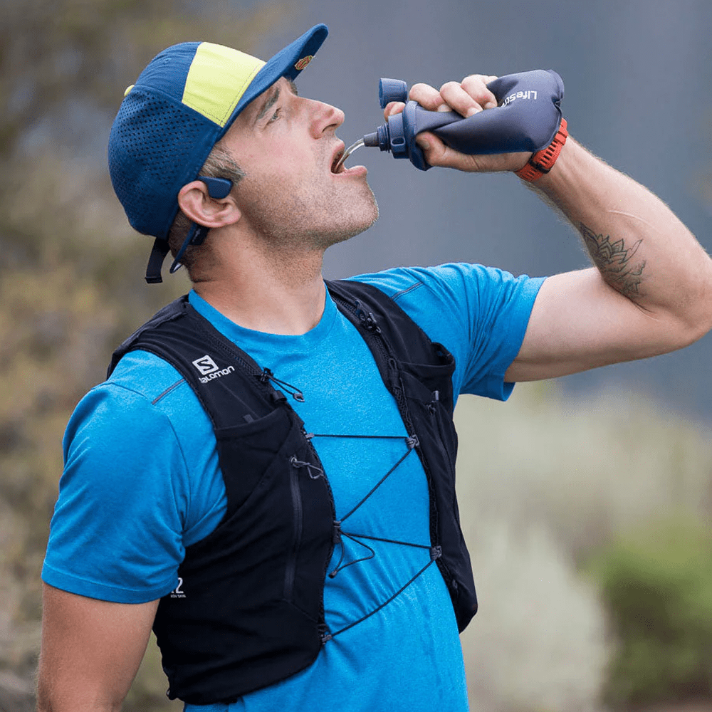 LifeStraw Peak Series Collapsible Squeeze Bottle 650ml Mountain Blue
