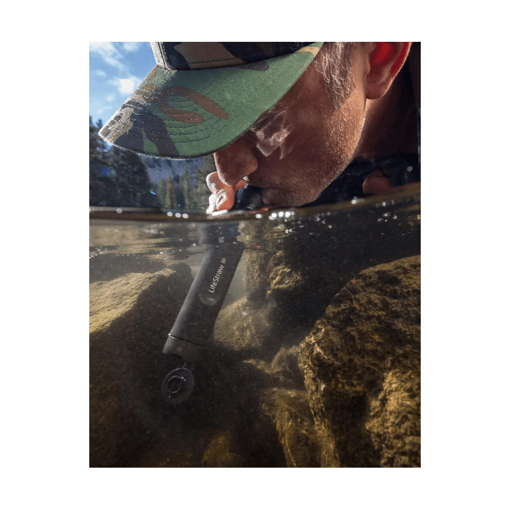 LifeStraw Peak Series Filterrietje Donker Bergzwart