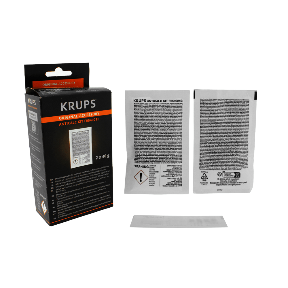 Krups Onderhoudsset Koffiemachine Waterreservoir MS-0055340 + 3x Ontkalkingsset