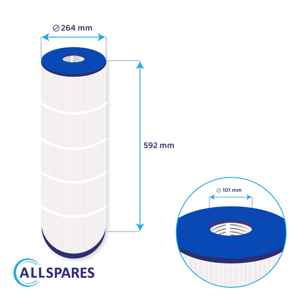 Zwembad Waterfilter geschikt voor Hayward SwimClear C150SE / CX150XRE