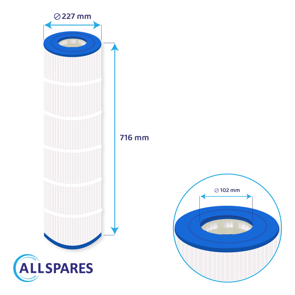 Zwembad Waterfilter geschikt voor Sta-Rite Posi-Clear PXC-125 / 25230-0125S