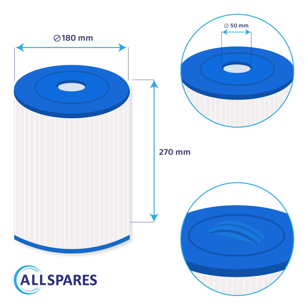 Zwembad Waterfilter geschikt voor Weltico C2 / 62612