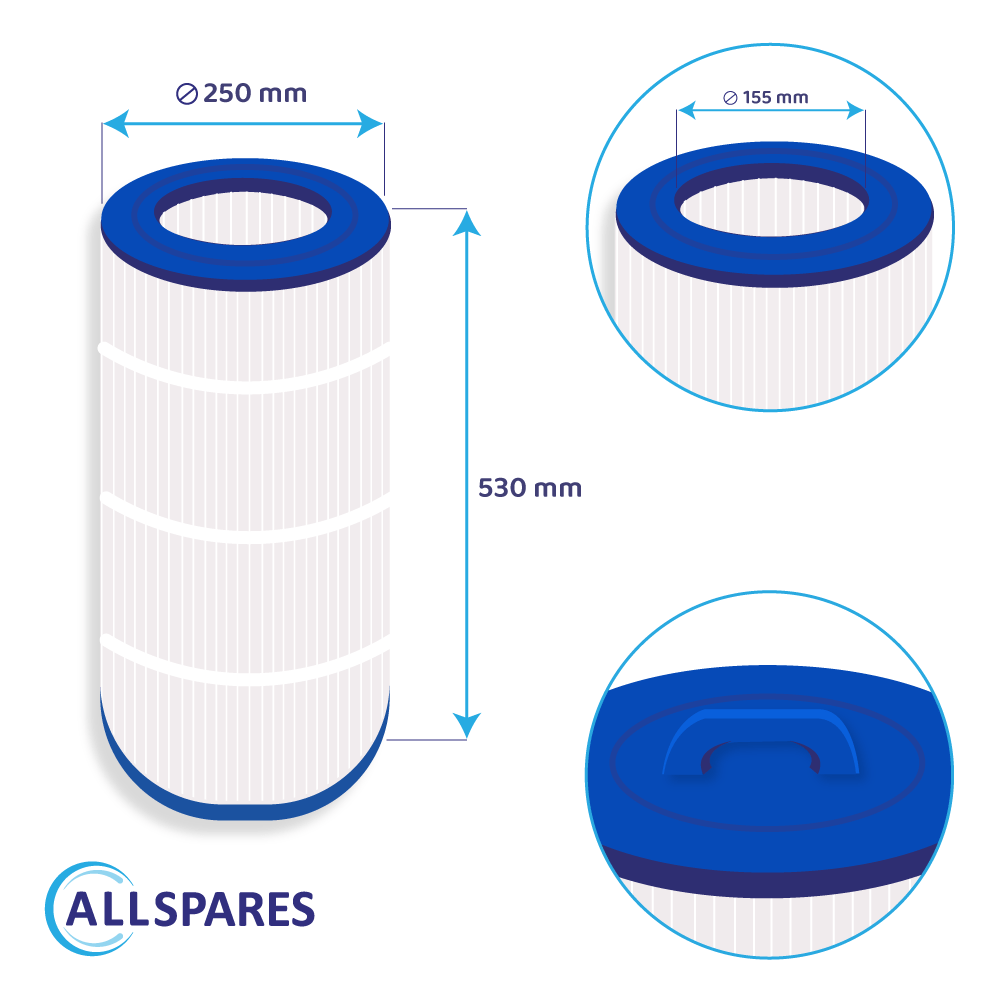 Zwembad Waterfilter geschikt voor Waterair CW150 / 008554