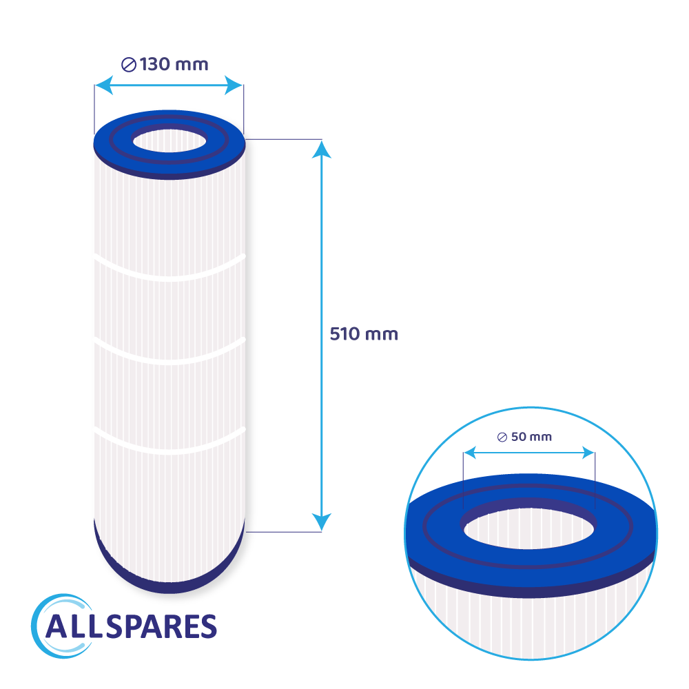 Spa Waterfilter geschikt voor PRB75 / SC733 / 40751 / C-4975