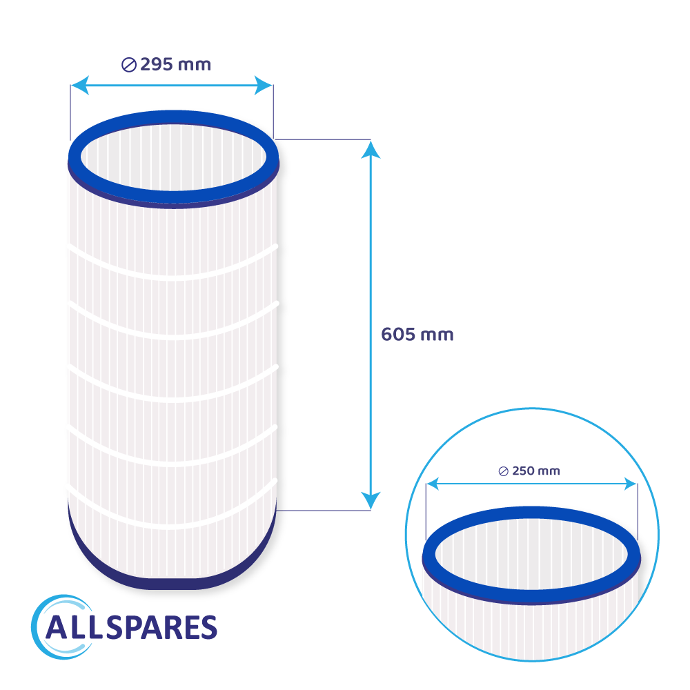 Spa Waterfilter geschikt voor Magiline FX30 / FX40 / FX50