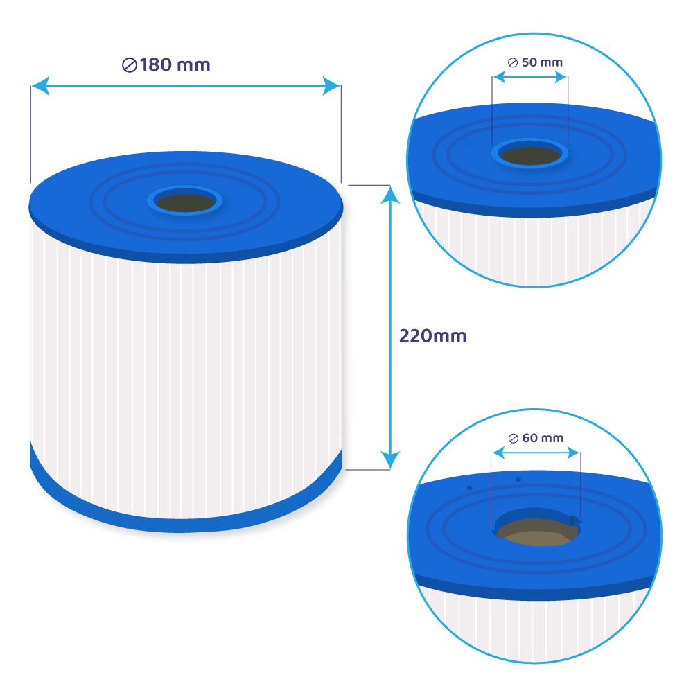 Darlly Spa Waterfilter SC711 / 80502 / C-8350