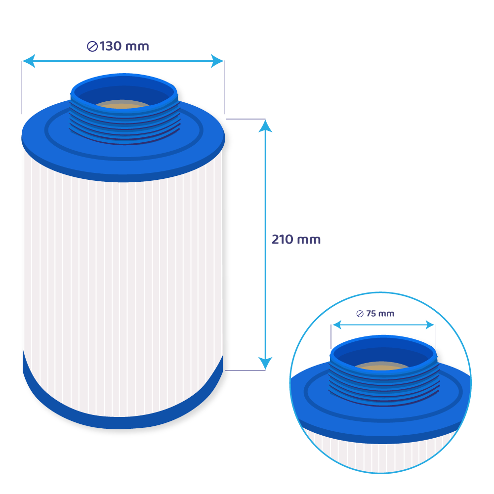 Darlly Spa Waterfilter SC745 / 50201 / PLAS35