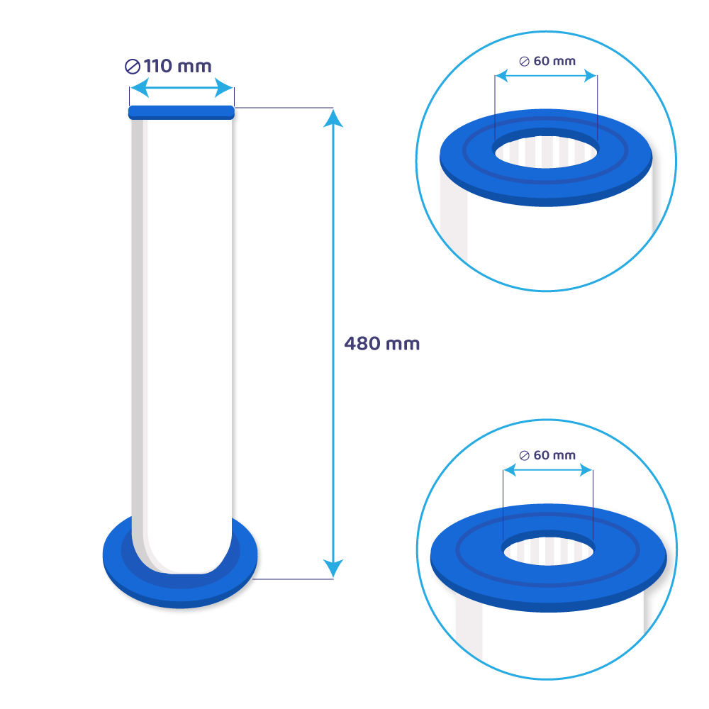 Darlly Spa Waterfilter SC762 / PP1604 / 6473-164