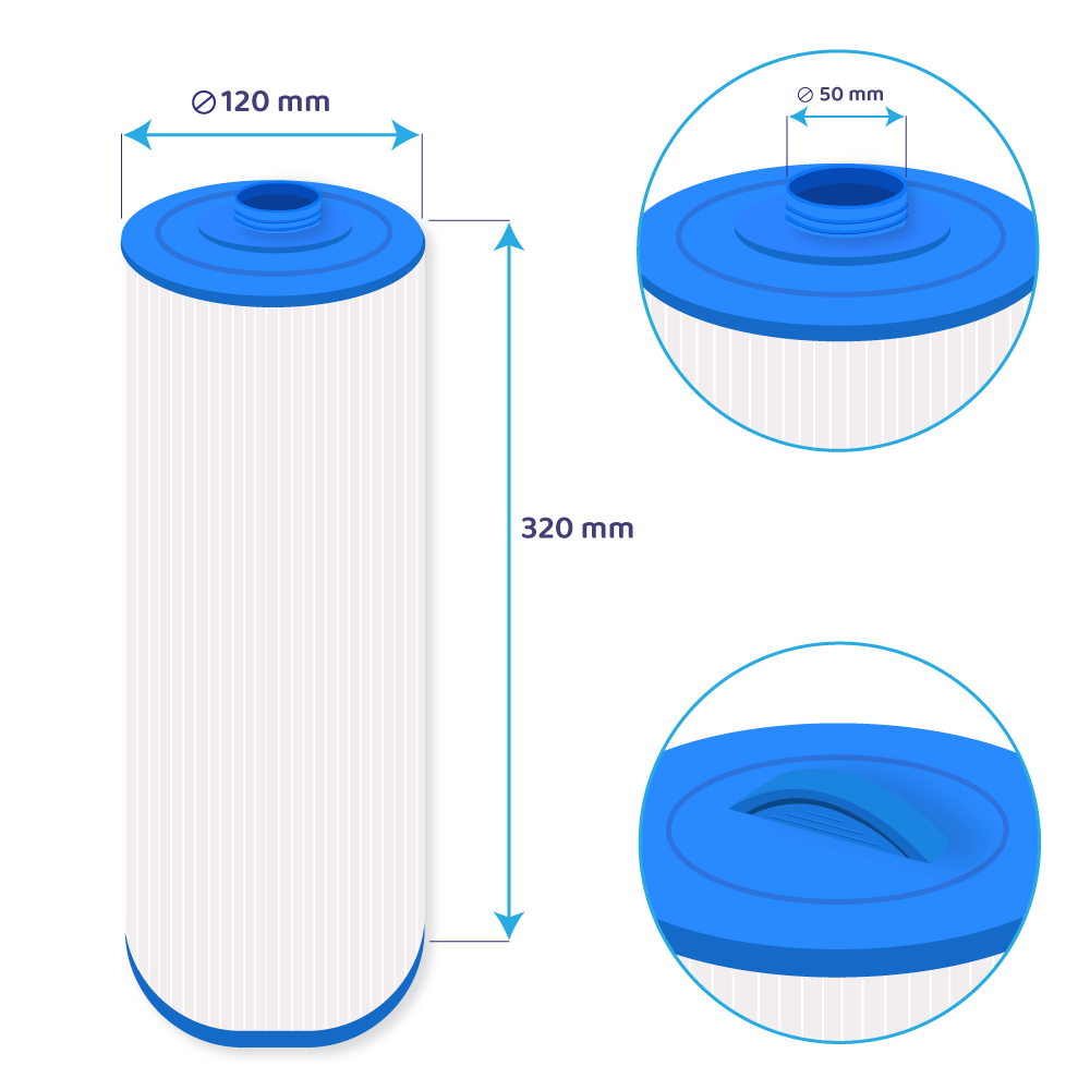 Darlly Spa Waterfilter SC814 / J400