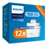 Philips Waterfilter 12-pack (filtert PFAS) compatibel met BRITA Maxtra+