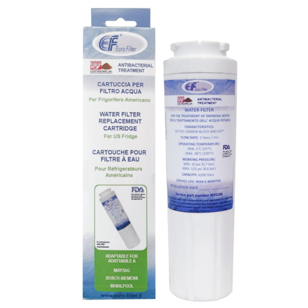 Eurofilter waterfilter geschikt voor Bosch / Siemens / Whirlpool / Amana / Gaggenau / KitchenAid / Maytag / Candy / Hotpoint Ariston