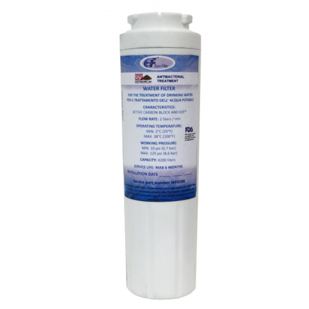 Euro Filter waterfilter geschikt voor Bosch / Siemens / Whirlpool / Amana / Gaggenau / KitchenAid / Maytag / Candy / Hotpoint Ariston