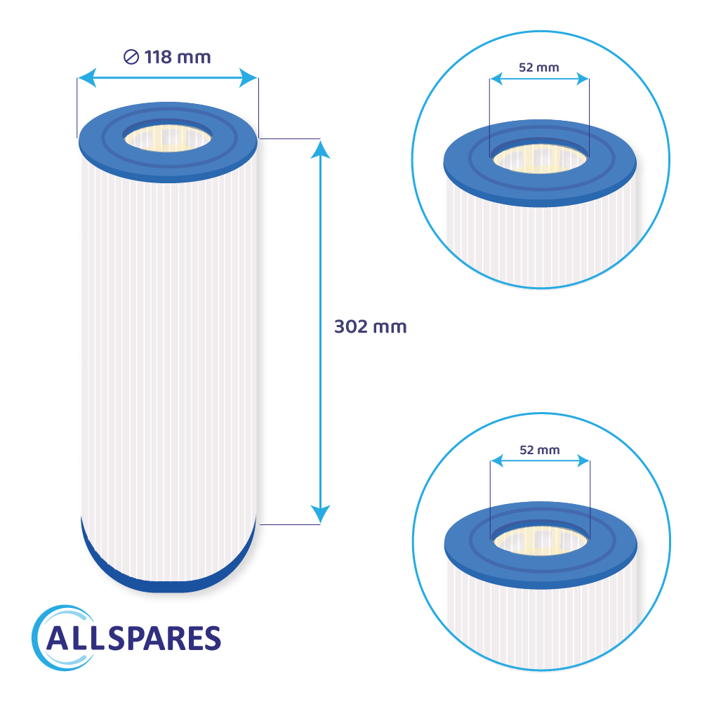 Zwembad Waterfilter geschikt voor Hayward MicroStar Clear C225 EURO / CX225RE